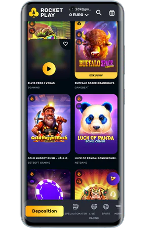 RocketPlay mobil casino